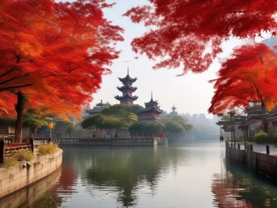 厦门白鹭洲红叶之都