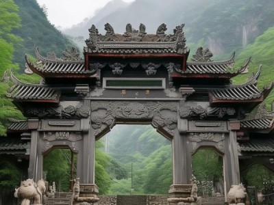 武当山景区大门处千年韵味，寻访千年历史