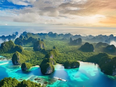 探索菲律宾的空中之旅，去帕拉湾的必选目的地，菲律宾的空中旅行与自然之美