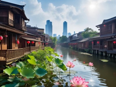 花水乡，千年文化与现代文明的韵律感