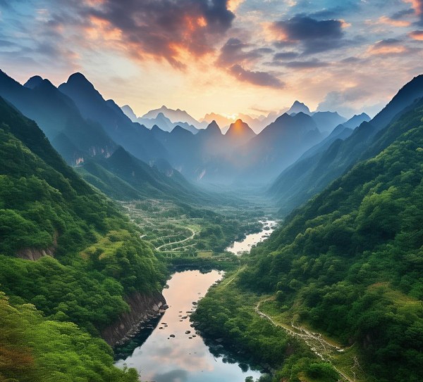 云台山在修武县的百里画廊