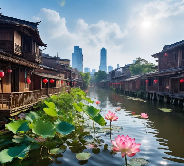 花水乡，千年文化与现代文明的交汇