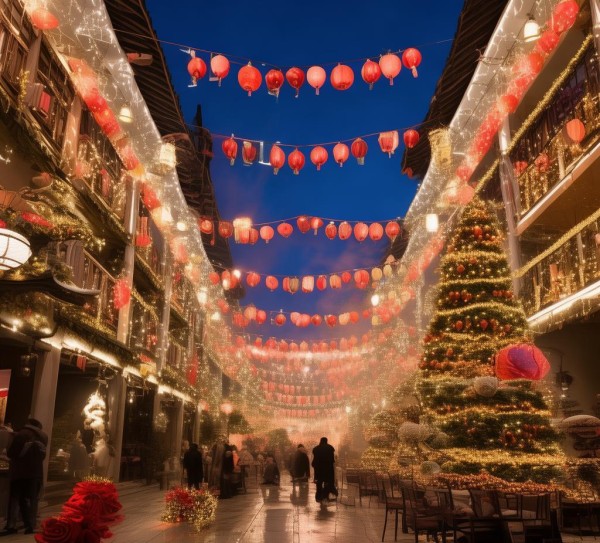 泉州圣诞，特色酒店与节日氛围