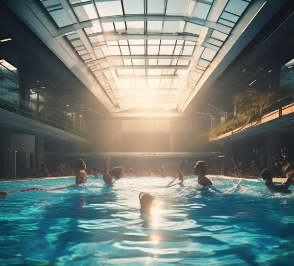 宁波的生活之光，游泳馆里的生活美学