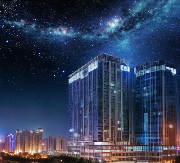 江阴锦江之星，璀璨的星河与城市的璀璨