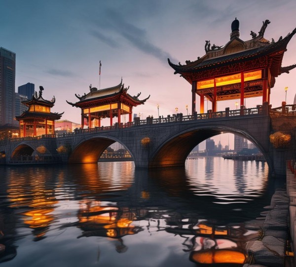 译花记，六渡桥，是上海外滩的另一座文明之桥