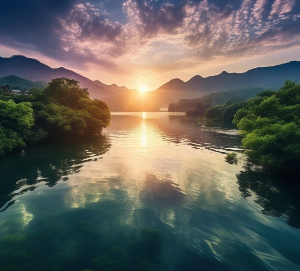 黄家湖，一个连接天与水的地方